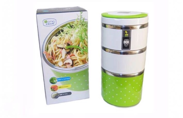 Hộp cơm 3 tầng giữ nhiệt | BigBuy360 - bigbuy360.vn