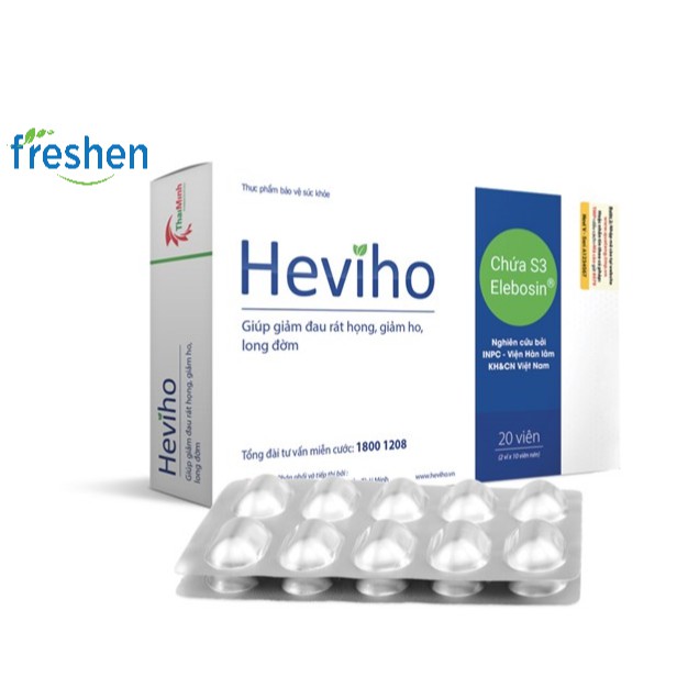 Chính hãng viên uống heviho - hỗ trợ điều trị viêm đường hô hấp cấp và mãn - ảnh sản phẩm 1