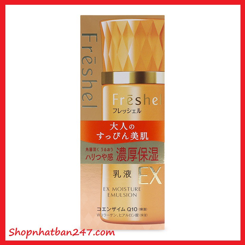 [Giá tốt] Sữa dưỡng Kanebo Freshel Ex Moisture Emulsion - 100% Authentic - Chính hãng