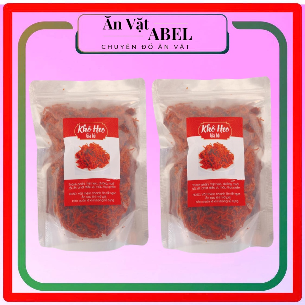 Khô bò sợi siêu ngon 800gr , Bò khô sợi cực hấp dẫn , Ăn Vặt ABEL | BigBuy360 - bigbuy360.vn
