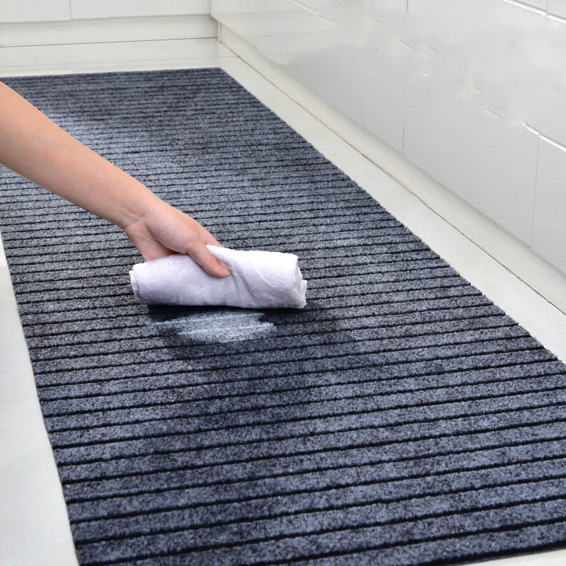 Thảm bếp vải polyester đế cao su thấm nước chống trơn trượt đa kích thước | BigBuy360 - bigbuy360.vn