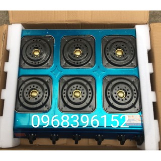 Bếp gas 6 họng khè  công nghiệp ( hàng  loại 1)