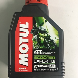 Dầu nhớt MOTUL xe tay ga Scooter Expert LE 10W40 800ml
