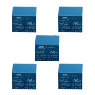 Relay 24v10a 5 chân srd-24vdc-sl-c