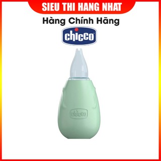 Bơm hút mũi Chicco cho trẻ sơ sinh, chất liệu silicon an toàn, xuất xứ Italy