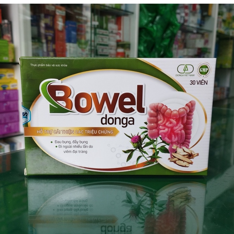 Bowel DongA - Hỗ trợ giảm các triệu chứng viêm đại tràng, tăng cường tiêu hóa (hộp 3 vỉ x 10 viên)