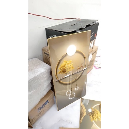 T21 Tranh Treo Tường Bộ ba Trang Trí Phòng Khách/Sofa/ Đại Sảnh/Khách Sạn/Quà Tết/Tân Gia Decor Tráng Gương