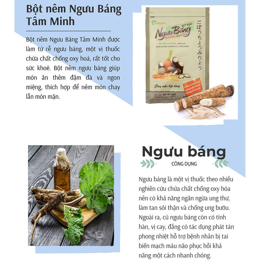 Bột nêm dinh dưỡng từ rau củ quả 100% thiên nhiên hạt nêm Ngưu Báng gói 450g | BigBuy360 - bigbuy360.vn