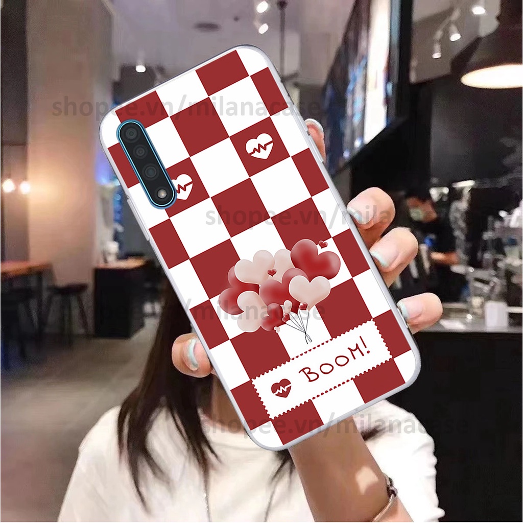 Ốp Vsmart Live caro họa tiết nhiều màu sắc siêu đẹp thời trang cá tính