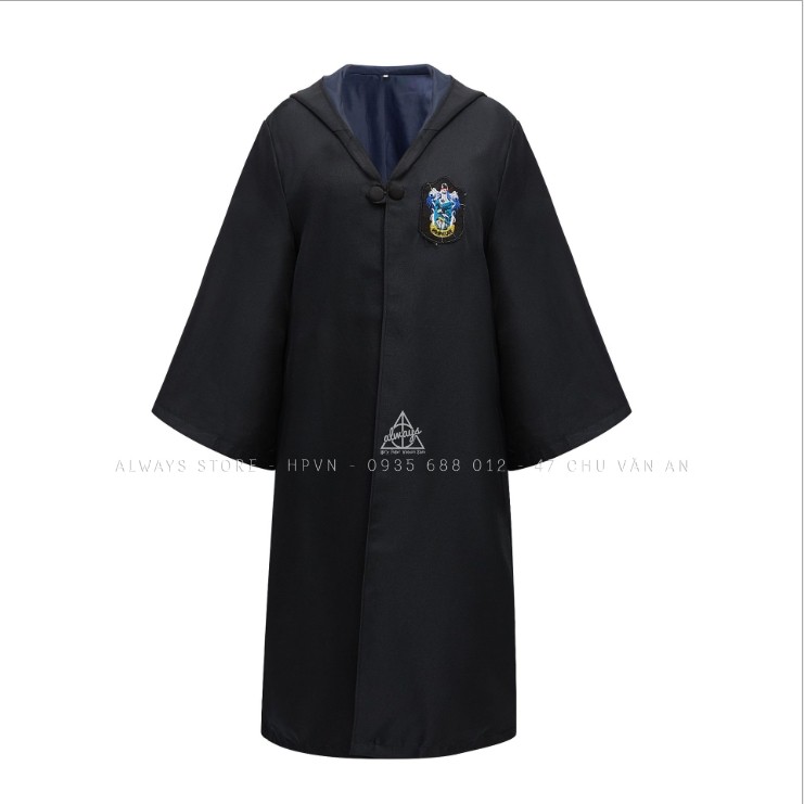 Áo choàng Harry Potter kèm dây chuyền bảo bối tử thần - Trang phục, phụ kiện hóa trang phù thủy - Chuẩn ALWAYS Store