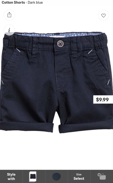 Bộ áo bodysuit + quần thô navy HM auth 👕👟(ghép tag rời giá tốt) | BigBuy360 - bigbuy360.vn