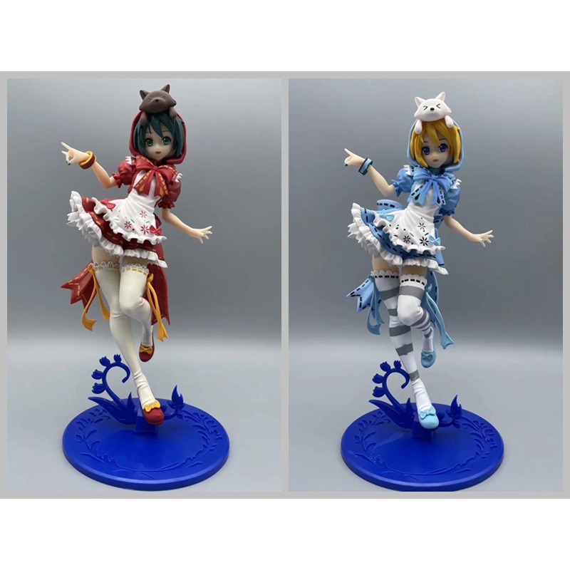 Mô Hình Nhân Vật Hatsune Miku Phiên Bản Lớn Có Mũ Trùm Đầu Phiên Bản Lớn Màu Đỏ/Xanh Dương Tùy Chọn❤