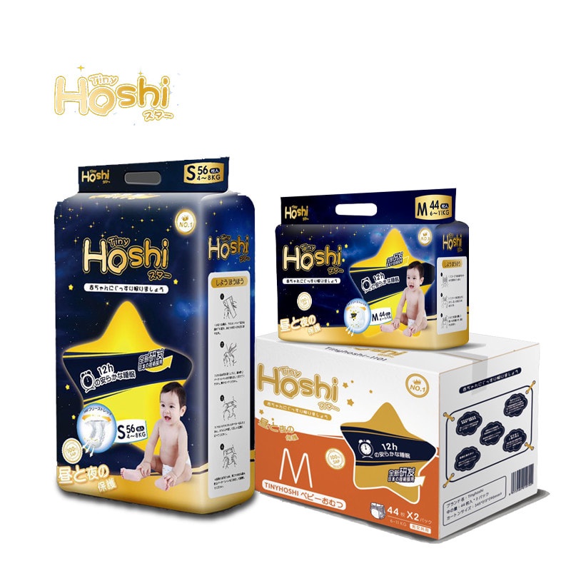 (Combo 2 bịch) Tã Bỉm Dán/Quần Hoshi S56/M46/M44/L42/XL38/XXL36/XXXL34/XXXXL32
