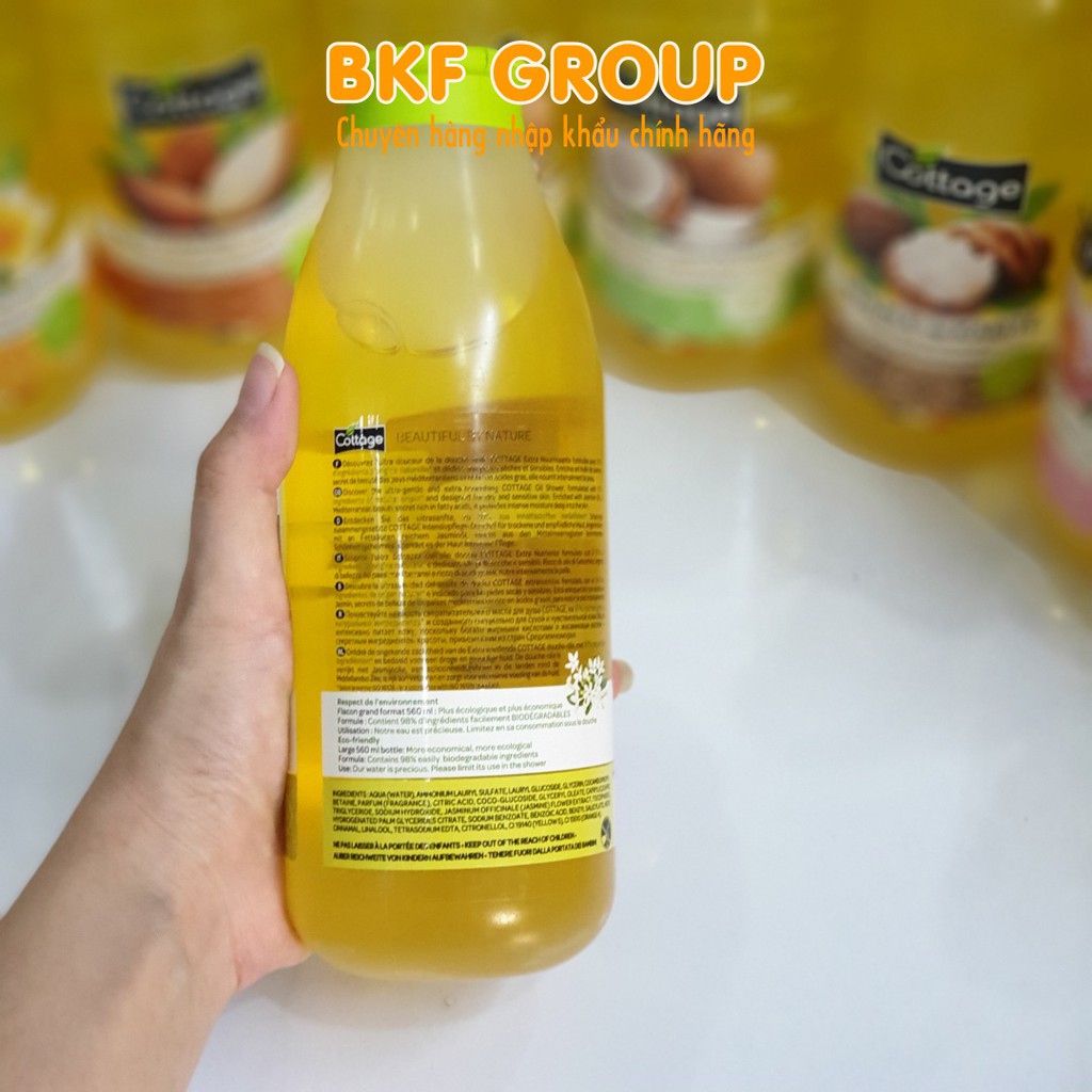 Sữa Tắm COTTAGE Hương Hoa Nhài - Jasmin Oil 560ml