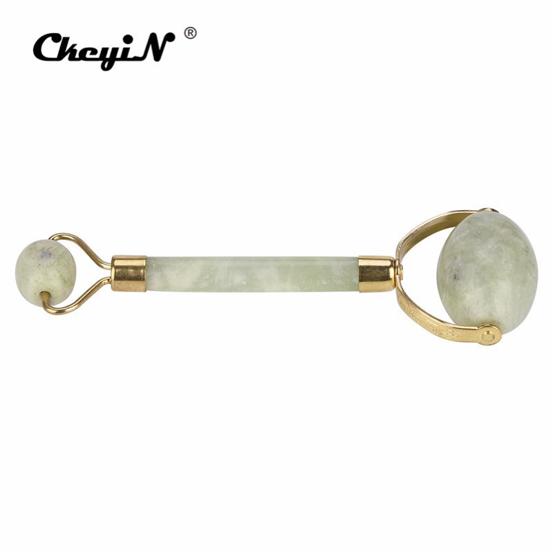 [Mã FMCGMALL - 8% đơn 250K] Cây lăn massage CkeyiN bằng ngọc bích tự nhiên chăm sóc mặt hiệu quả | BigBuy360 - bigbuy360.vn