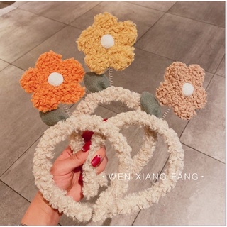 Bờm tóc lò xo đu đưa gắn bông hoa xinh xắn