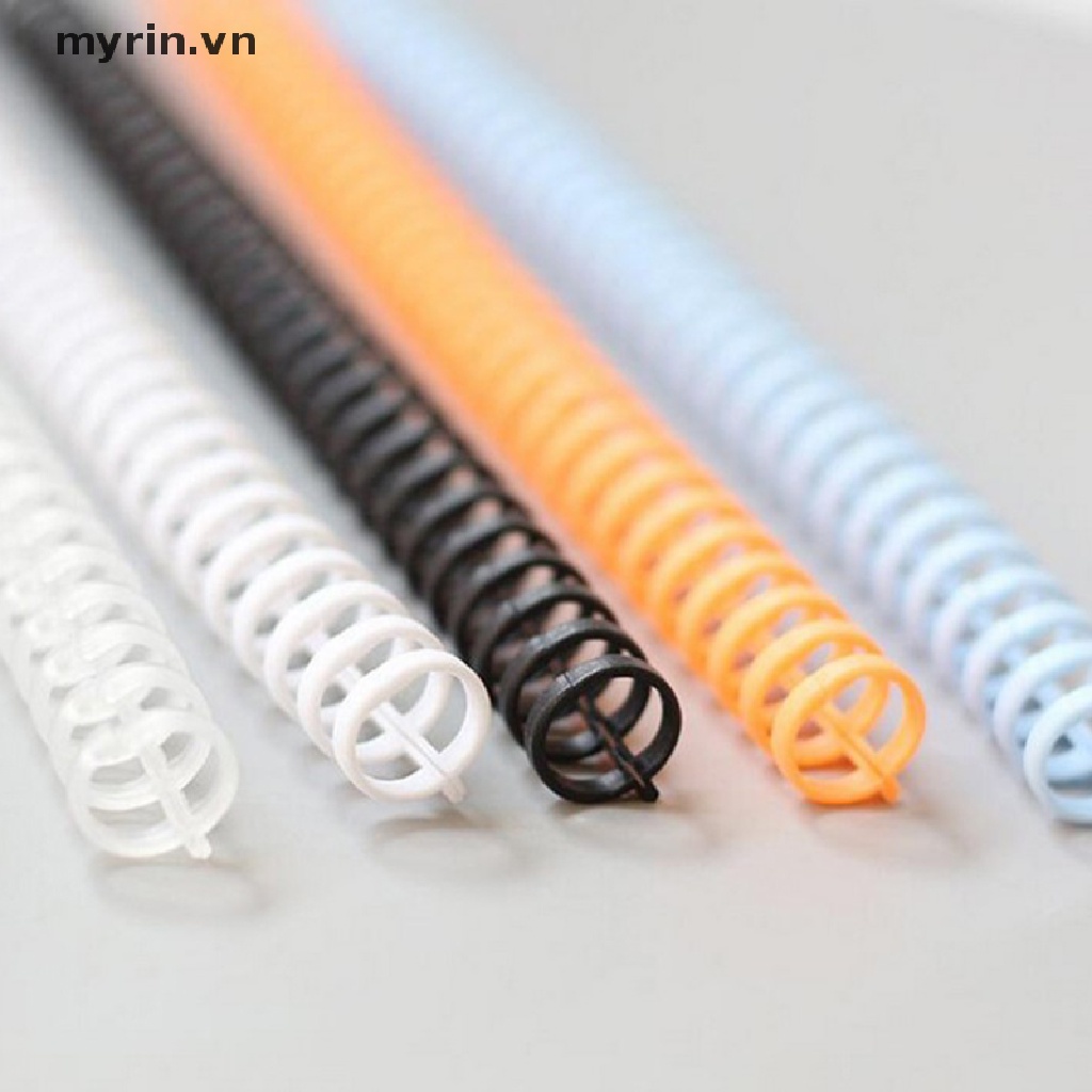 Set 5 Vòng Xoắn Ốc 30 Lỗ Bằng Nhựa Chuyên Dụng Cho Làm Văn Phòng