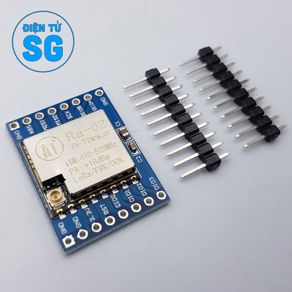 Mạch Thu Phát RF Lora SX1278 433Mhz Ra-02 ra chân