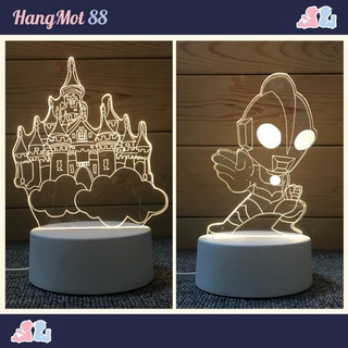 Đèn ngủ cute 3d led để bàn anime
