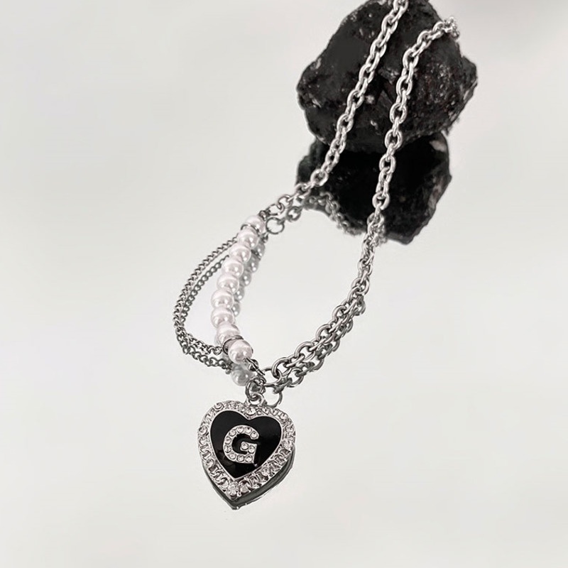 Vòng cổ Mặt Chữ love Đính Đá Sang Trọng Phong Cách Âu Mỹ