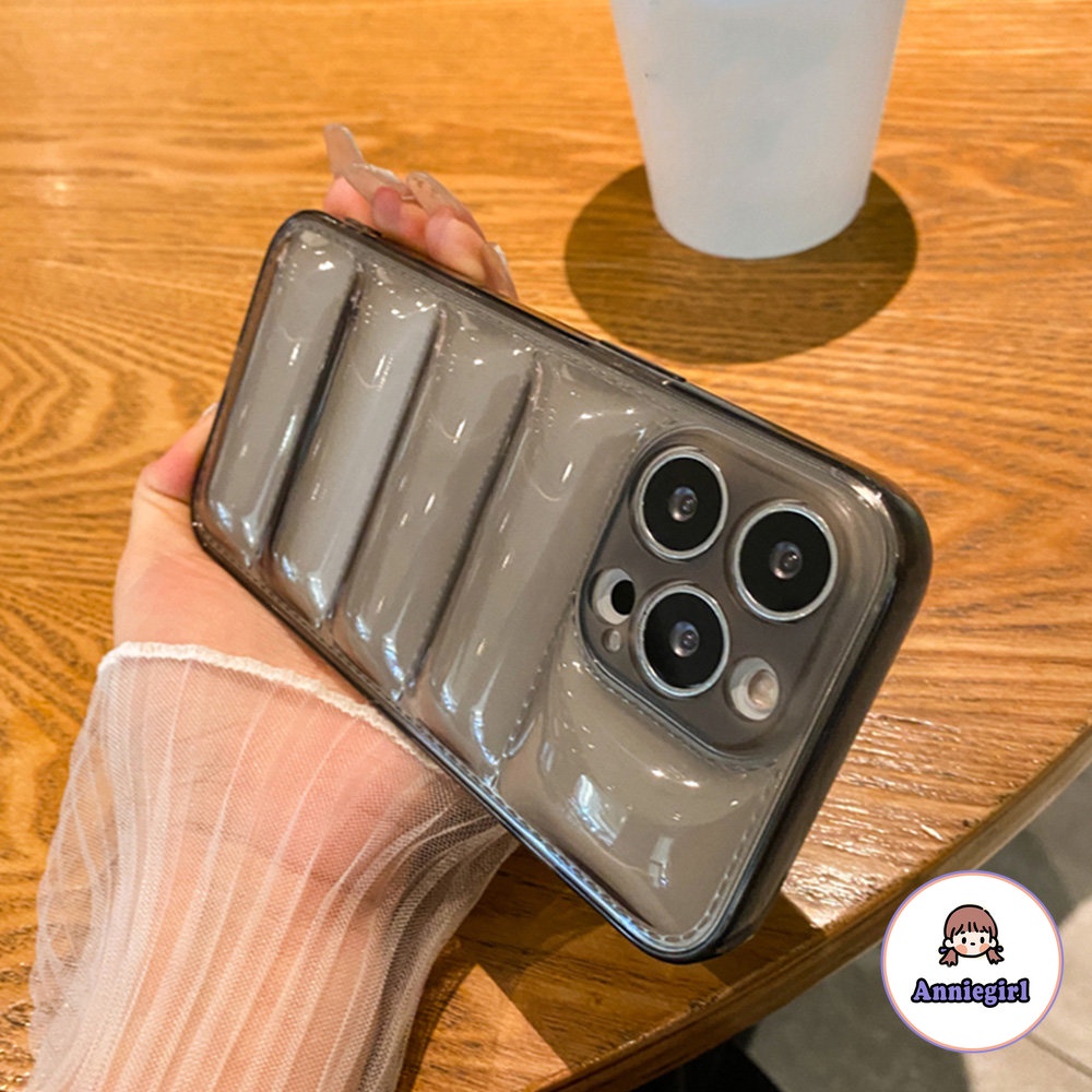 Ốp Điện Thoại TPU Dẻo Họa Tiết Pha Lê 3D Siêu Mỏng Chống Sốc Thời Trang Cho IPhone 14 13 12 11 Pro Max X XR 8 7 Plus