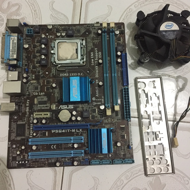 Combo Main Asus G41 + Cpu E6500 kèm Fan và chặn