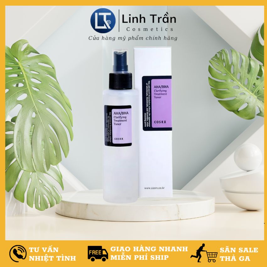 Toner Cosrx Nước Hoa Hồng Aha/bha Clarifying Treatment Cho Da Nhạy Cảm