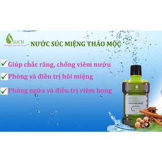 Nước xúc miệng thảo mộc