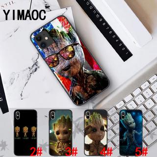 Ốp điện thoại họa tiết I am Groot cho IPHONE XS MAX XR X 11 PRO 7 8 6 6S PLUS