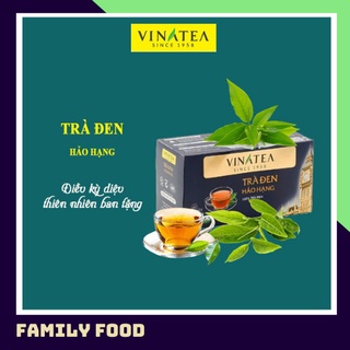 Trà vinatea trà đen hảo hạng, trà đen túi lọc hộp 50gram 25 túi thư giãn, vị chát nhẹ nhàng