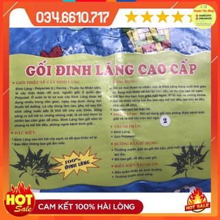 Gối đinh lăng cao cấp cho bé yêu