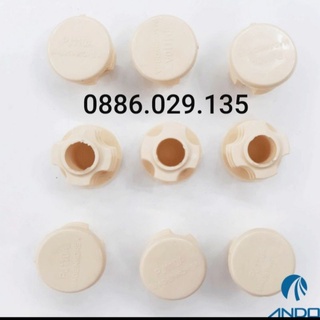NÚT BỊT NHỰA CHO ỐNG PHI 27.2