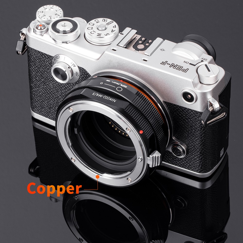 Ngàm Chuyển Đổi Ống Kính Nikon G F AI AIS D Sang Micro M4 / 3