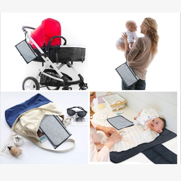 [HCM]Mới Đệm Lót Thay Tã Cho Bé Chống Thấm Nước Có Thể Gấp Gọn Mang Theo Du Lịch Tiện Lợi-【MY-GNDH】