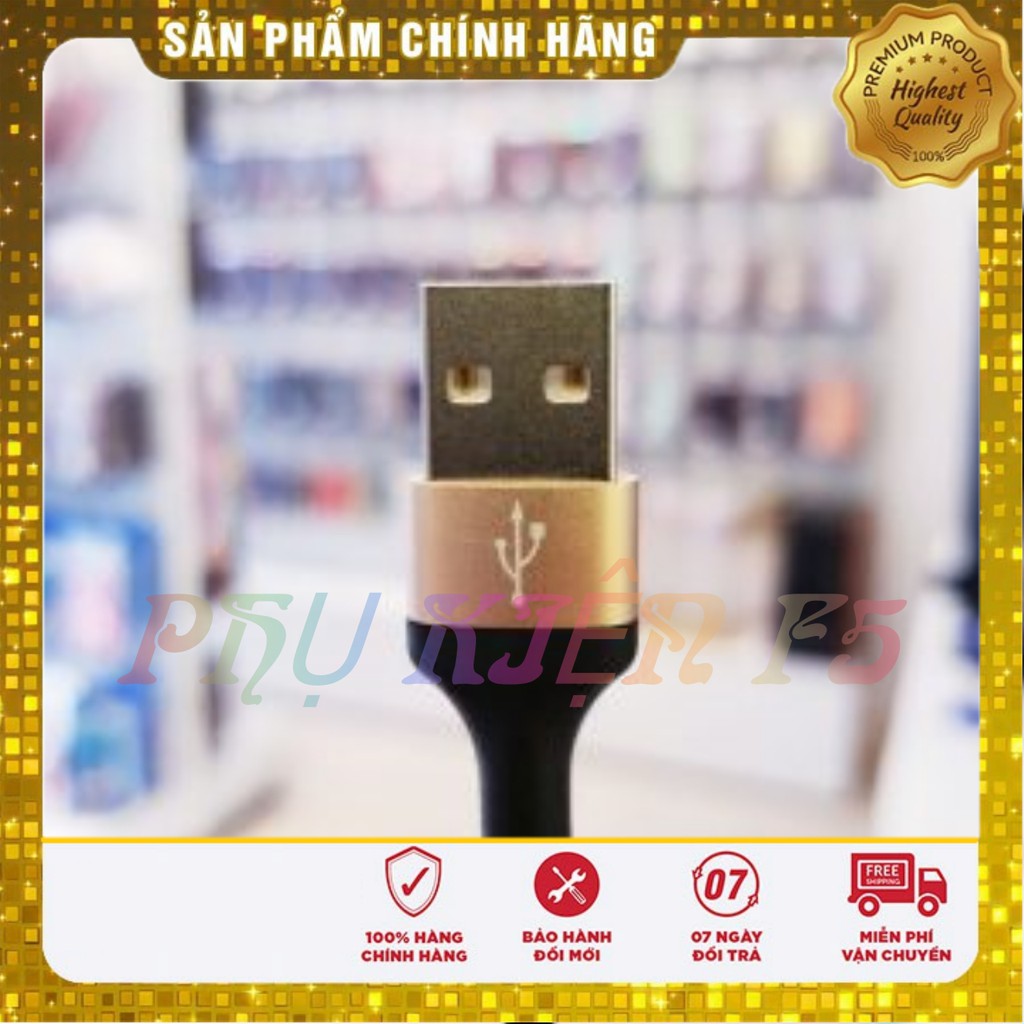 Cáp sạc 3 đầu HOCO X26 dài 1m/2m 🌟Hỗ Trợ Tất cả Cổng Sạc in/out - Bảo Hành Chính Hãng.