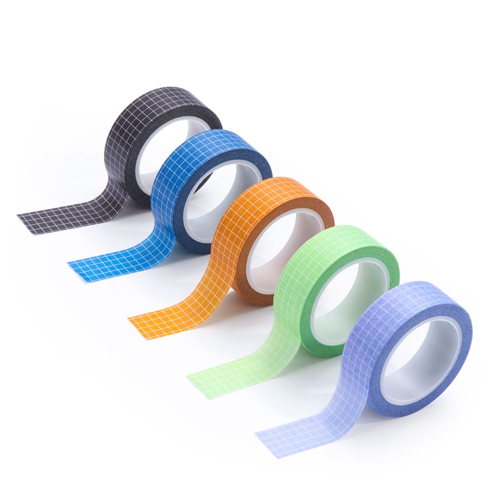 Cuộn Băng Keo Washi 10m Nhiều Màu Dùng Trang Trí Sổ Tay Diy