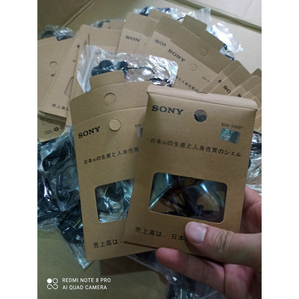 Tai Nghe Sony MDR-E808+ siêu trầm made in japan-bass nặng, tai nghe Huyền thoại earbud MDR-E808+