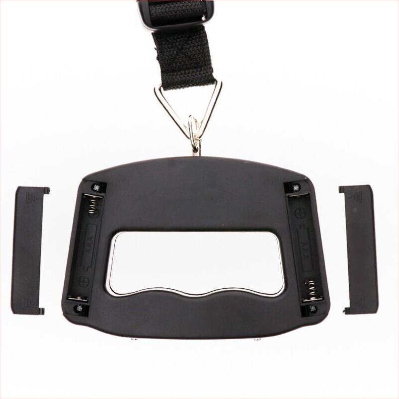 Cân hành lý điện tử cầm tay, cân treo mini 50kg dùng pin AAA màn hình LCD, cân vali, hàng hóa, hành lí du lịch.