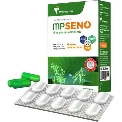 Viên Uống Giảm Cân MPSeno - Tăng Chuyển Hóa Chất Béo Giúp Giảm Mờ Thừa &amp; Mỡ Máu (Hộp 30-60 viên)