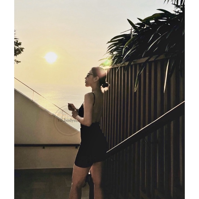 Jumpsuit Đồ Bay Hở Lưng Sexy Có Mút Viibodysuit