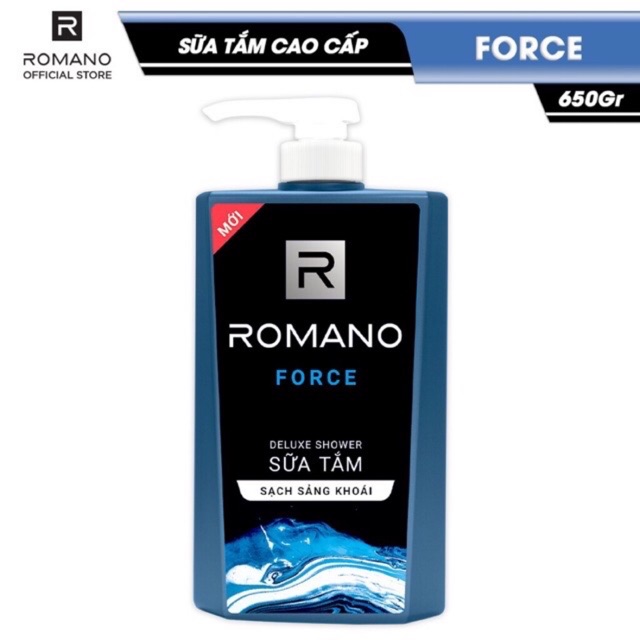 . Sữa Tắm Cao Cấp Romano Force 650g