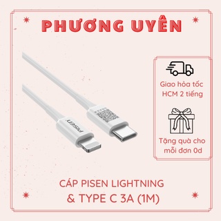 Cáp pisen lighting & type c 3a