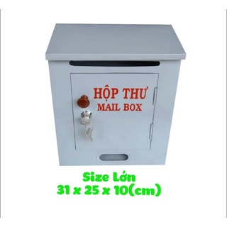 Hộp thư góp ý ( Mailbox)size lớn nhiều màu (10cmx25cmx31cm).