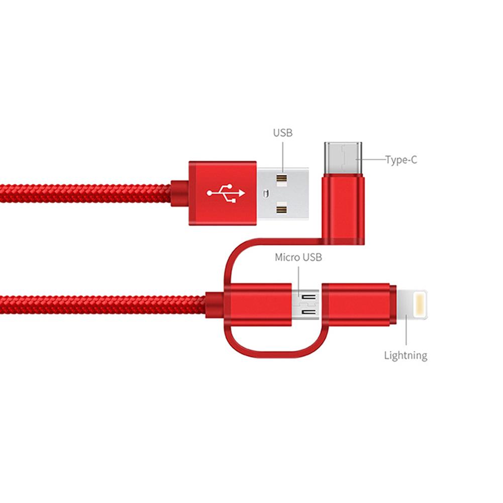 [✩On Sale!] Fast charging three-in-one data cable