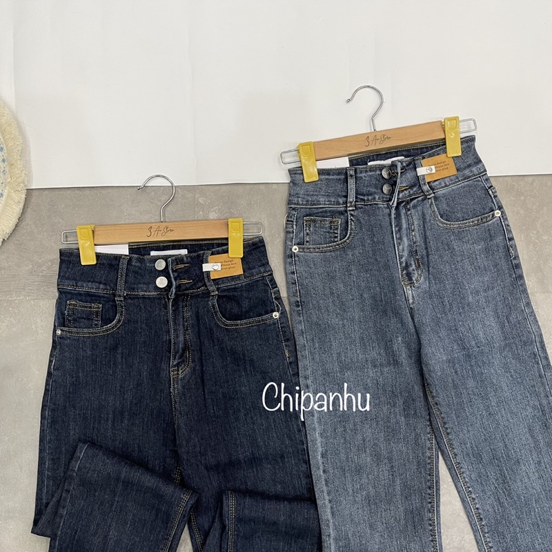 QB8873 QUẦN BÒ ỐNG ĐỨNG 2KHUY