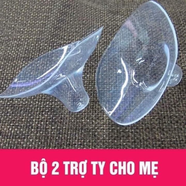 Set 02 trợ ti silicon an toàn hỗ trợ mẹ trong quá trình cho bé bú - S12