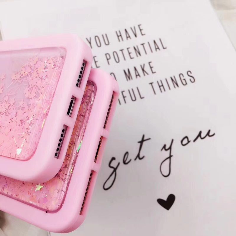 Ốp lưng kim tuyến nước in họa tiết hoạt hình cho Samsung Galaxy J3 J5 J7 Prime S8 S9 Plus | BigBuy360 - bigbuy360.vn