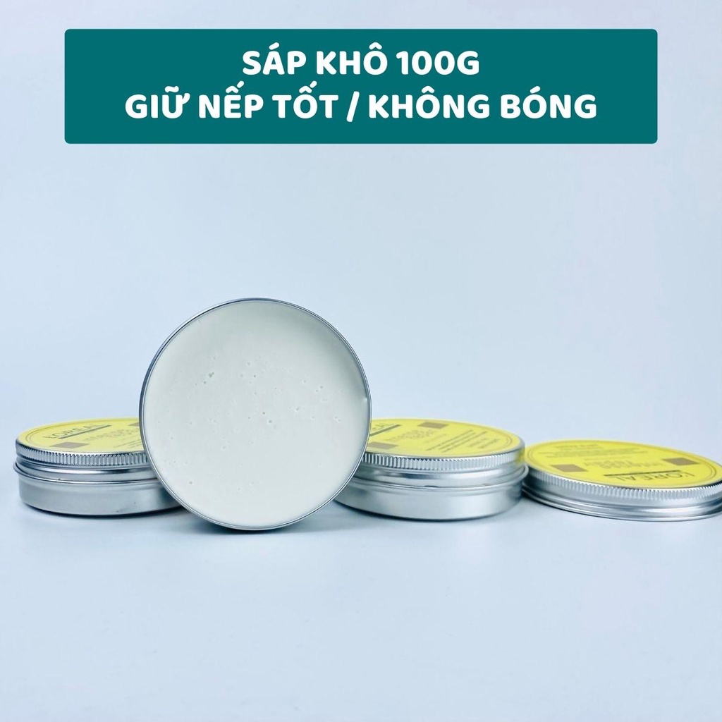 Sáp vuốt tóc Nam 100g 150g Keo vuốt tóc nam nữ Gel tạo kiểu undercut side part mùi thơm dễ chịu SA01