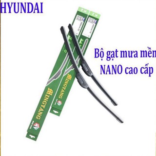 Cần gạt nước mưa ô tô Nano mềm cao cấp dành cho xe Hyundai: Getz-Accent-Avente-Elantra-i10-i20-i30-santafe.. - mdstore.m