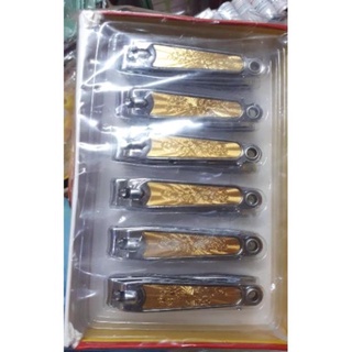 Sỉ hộp 12 bấm móng tay size lớn màu vàng